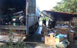 Thừa Thiên Huế: Bắt xe tải chở lượng lớn hàng hóa nhập lậu 