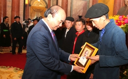 Chủ tịch nước Nguyễn Xuân Phúc gặp mặt người có uy tín tiêu biểu trong đồng bào dân tộc thiểu số tỉnh Hà Giang