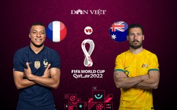 Info thống kê Pháp vs Australia (2h00 ngày 23/11, bảng D, World Cup 2022): Bản lĩnh nhà vô địch