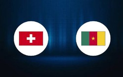 Thụy Sĩ khó bung sức trong hiệp 1 khi đấu Cameroon