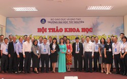 Hàng trăm đại biểu dự hội thảo khoa học và hợp tác với đối tác của Đại học Tây Nguyên