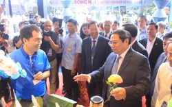 Thủ tướng Phạm Minh Chính tham quan sản vật đặc trưng các tỉnh Đông Nam bộ