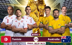 Xem trực tiếp Tunisia vs Australia trên VTV5, VTV Tây Nam Bộ