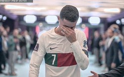 Cristiano Ronaldo bật khóc vì Bồ Đào Nha "thua đau" trước Maroc