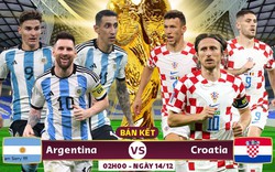 Xem trực tiếp Argentina vs Croatia trên VTV3, VTV Cần Thơ