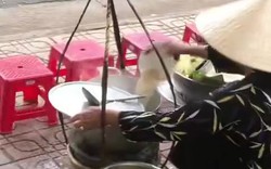 Nha Trang: Xác minh thông tin về người bán hàng rong đổ thức ăn thừa vào nồi rồi nấu bán lại cho khách