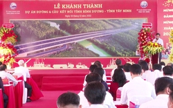 Công trình cầu vượt sông Sài Gòn kết nối Bình Dương và Tây Ninh chính thức vận hành