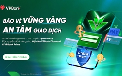 VPBank tri ân khách hàng với gói Bảo hiểm giao dịch trực tuyến, quyền lợi chi trả đến 300 triệu đồng/khách hàng