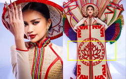 BTC Hoa hậu Hoàn vũ Việt Nam nói gì về họa tiết trên trang phục dân tộc của Ngọc Châu gây tranh cãi?
