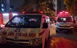NÓNG: Vụ nổ cửa hàng xe máy ở Hà Nội là nổ bình gas và có cả pháo tự cuốn