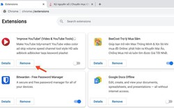 6 tiện ích mở rộng nên gỡ ngay nếu không muốn mất dữ liệu
