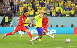 Kết quả Brazil 4-1 Hàn Quốc: "Chiến binh Taegeuk" bị thôi miên trong vũ điệu Samba
