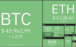 Giá Bitcoin hôm nay 16/2: Bitcoin tăng lên mức 44.000 USD, sắc xanh đã trở lại