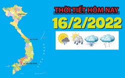 Thời tiết hôm nay 16/2: Khu vực Hà Nội, Bắc Bộ trời rét, có mưa nhỏ, mưa phùn