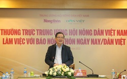 Chủ tịch Hội NDVN Lương Quốc Đoàn: Báo NTNN/Dân Việt cần hoạt động xứng tầm với nhiệm vụ chính trị, tôn chỉ mục đích