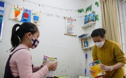 Trẻ tiểu học ở Hà Nội học trực tuyến khi nhiệt độ dưới 10 độ C