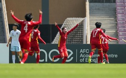 Clip: Màn ăn mừng đầy xúc động của ĐT nữ Việt Nam khi giành vé dự World Cup