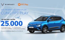 Khám phá kho giải trí đa dạng nội dung trong ứng dụng FPT Play trên VinFast VF e34