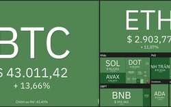 Giá Bitcoin hôm nay 1/3: Bitcoin bất ngờ vọt lên 44.000 USD, thị trường sôi động bất chấp căng thẳng chính trị