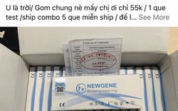 Giá kit test nhanh "quay đầu" giảm nhiệt