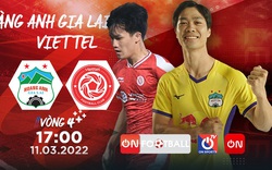 Lịch phát sóng trực tiếp vòng 4 V.League 2022