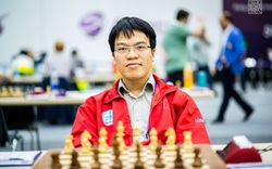Thua kỳ thủ Trung Quốc, Lê Quang Liêm vẫn dẫn đầu Charity Cup, hẹn gặp "Vua cờ" Carlsen