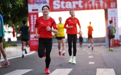 Cạnh tranh cực "gắt" trên đường đua 5km nữ tuyển Tiền Phong Marathon Côn Đảo 2022
