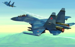 Tiêm kích Su-30 của Nga "đóng khung" vùng trời Ukraine như thế nào?