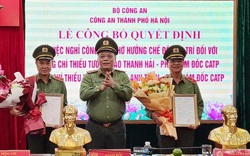 2 Phó Giám đốc Công an Hà Nội nghỉ chờ hưởng chế độ hưu trí