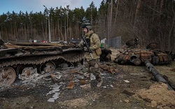Hình ảnh xe tăng Nga bị phá hủy sau những trận phục kích ở Ukraine 