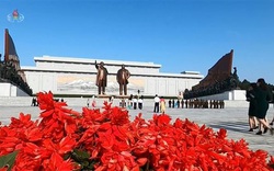 Triều Tiên tổ chức màn trình diễn lớn kỷ niệm Ngày Mặt Trời