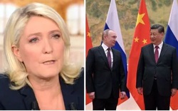 Bà Le Pen lo ngại lệnh cấm vận có thể đẩy Nga về phía Trung Quốc