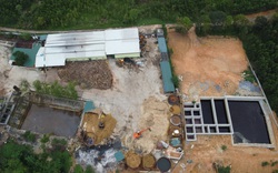 Trước khi xả thải làm dòng sông ô nhiễm hàng km, Công ty Khánh Nam xây dựng nhà xưởng trên đất nông, lâm nghiệp