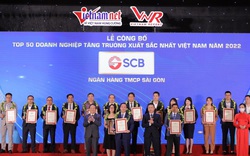 
SCB được tôn vinh trong top 50 doanh nghiệp tăng trưởng xuất sắc nhất Việt Nam