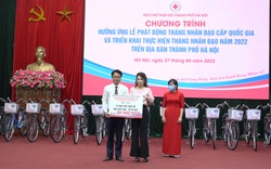 Hội Chữ thập đỏ thành phố Hà Nội tiếp nhận gần 16 tỷ đồng trong ngày phát động tháng nhân đạo