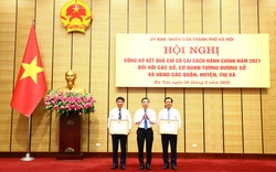 UBND quận Cầu Giấy dẫn đầu chỉ số cải cách hành chính khối quận, huyện, thị xã của Hà Nội năm 2021
