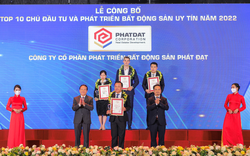 PDR lần thứ 2 liên tiếp được vinh danh tại giải thưởng top 10 chủ đầu tư BĐS uy tín