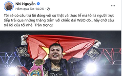 Võ sĩ Thu Nhi: "Tôi sẽ có câu trả lời đúng sự thật"