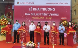 Agribank Đồng Tháp khai trương 2 máy Autobank CDM