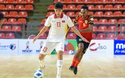 Thắng đậm Đông Timor, ĐT futsal Việt Nam lên đầu bảng