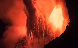 Hình ảnh núi lửa phun trào siêu đẹp ở Hawaii