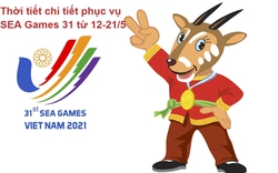 Dự báo thời tiết các điểm tổ chức SEA Games 31 từ 12 - 21/5: Lễ khai mạc khả năng sẽ có mưa giông