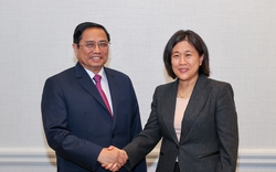 Thủ tướng Chính phủ Phạm Minh Chính tiếp Đại diện Thương mại Hoa Kỳ Katherine Tai 