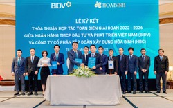 Tập đoàn Hòa Bình hợp tác toàn diện với Ngân hàng BIDV