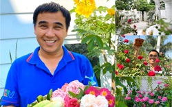 Nhà đẹp của MC Quyền Linh và bà xã xinh đẹp có vườn hồng rực rỡ "gây thương nhớ"