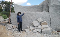 Thâm nhập hiện trường chẻ đá trái phép trên núi Ma Quít ở Ninh Thuận