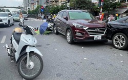 Hà Nội: Tai nạn liên hoàn, người điều khiển xe máy tử vong tại chỗ