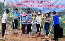 Huyện Mai Sơn khởi công làm cầu dân sinh cho người phát triển kinh tế