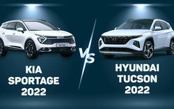 So sánh thông số với KIA Sportage 2022, liệu Hyundai Tucson 2022 có bị "lật đổ"?