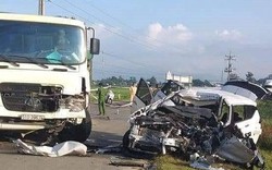 Bình Thuận: Ô tô con mới mua chưa có biển số đối đầu xe ben khiến 2 người tử vong